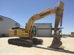 Used Excavator in yard,Back corner of Excavator in yard,Used Komatsu Excavator in yard,Side of used Komatsu Excavator,Back of used Excavator,Side of used Excavator